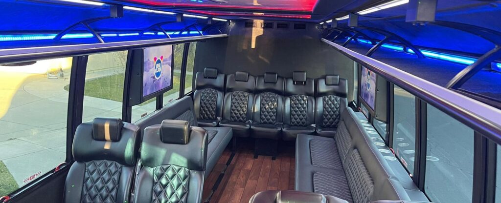 global custom executive limo bus conversion