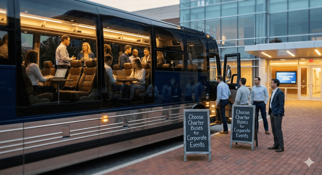 Why Companies Are Choosing Charter Buses For Corporate Events